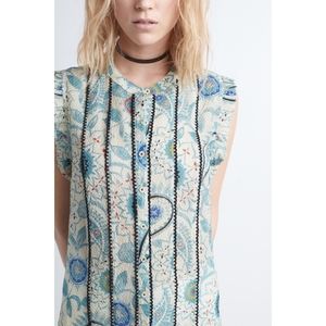 Zadig & Voltaire Cory Print Blouse